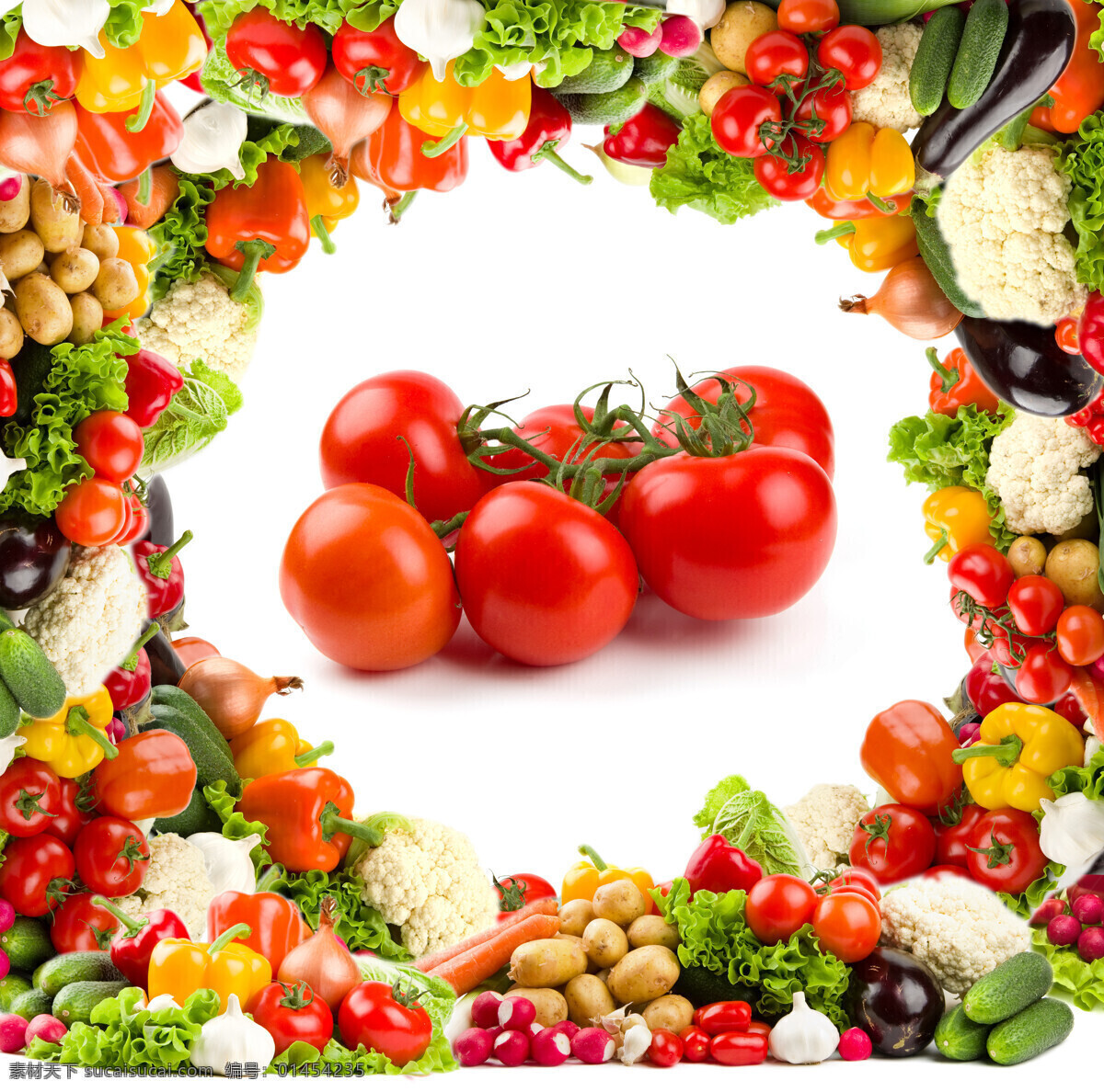 堆 新鲜 水果 西红柿 番茄 胡萝卜 黄瓜 蔬菜 新鲜蔬菜 果实 水果蔬菜 餐饮美食 蔬菜图片