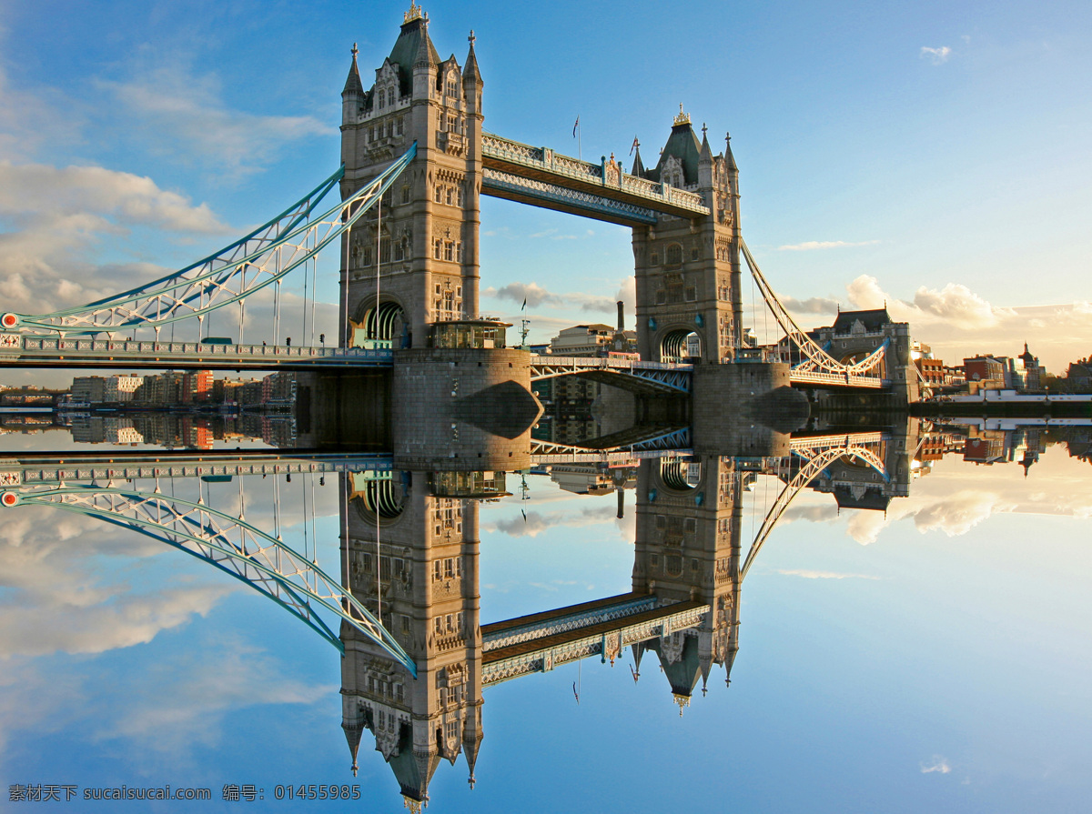 伦敦桥 伦敦 桥 倒影 唯美风景 旅游摄影 国外旅游