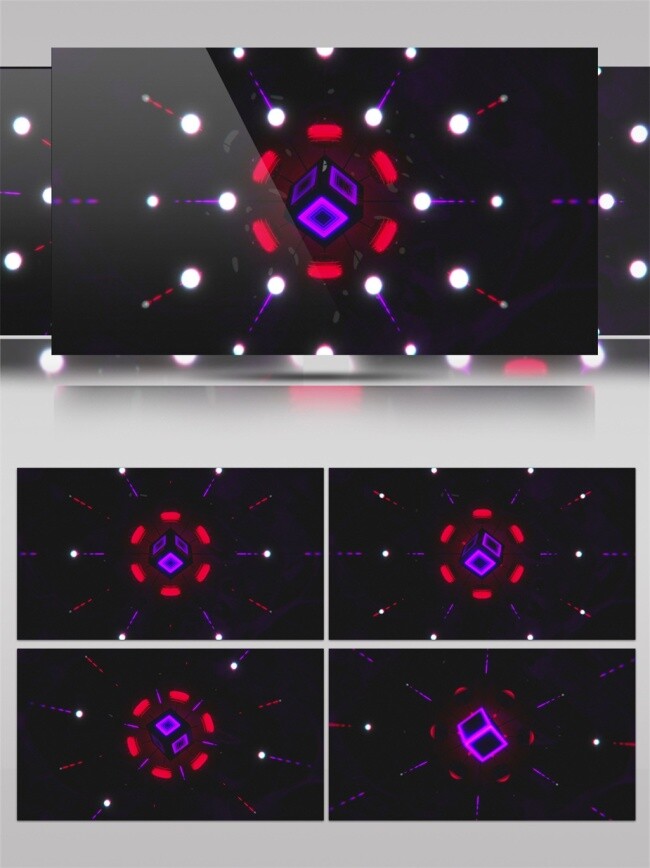 红色 光束 滚石 动态 视频 摇滚 音乐 紫色 唯美背景素材 视觉享受 节目灯光