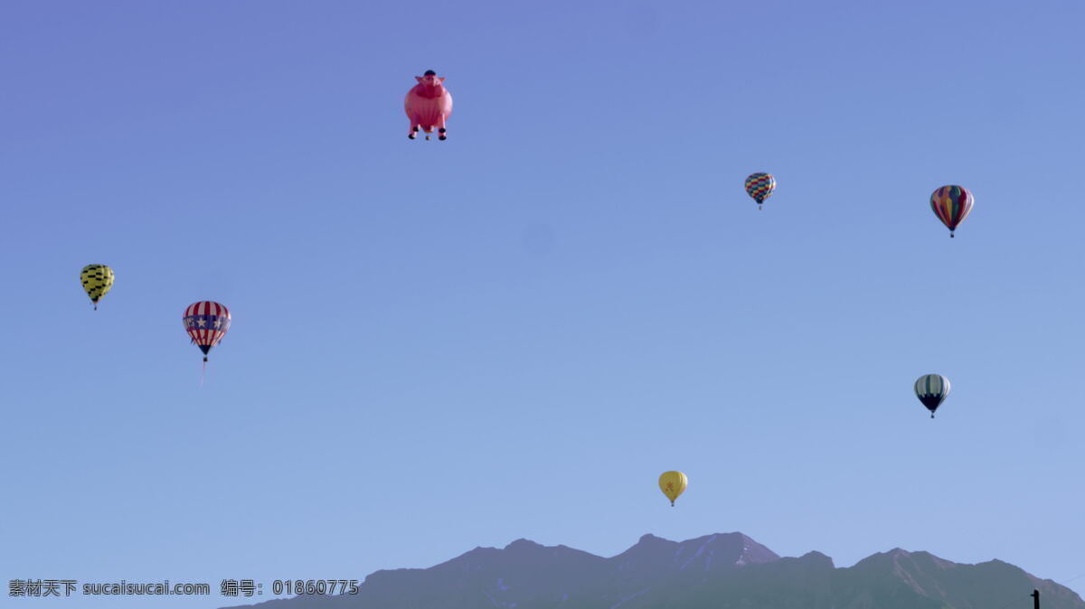 犹他州 4k 超 高清 什锦 热气球 县 飞 空气 篮子 气球 热 山 太阳 天空 阳光 红色的热气球 红气球 2k 热空气 犹他州县 犹他 品种 浮动 云 湛蓝的天空 视频 其他视频