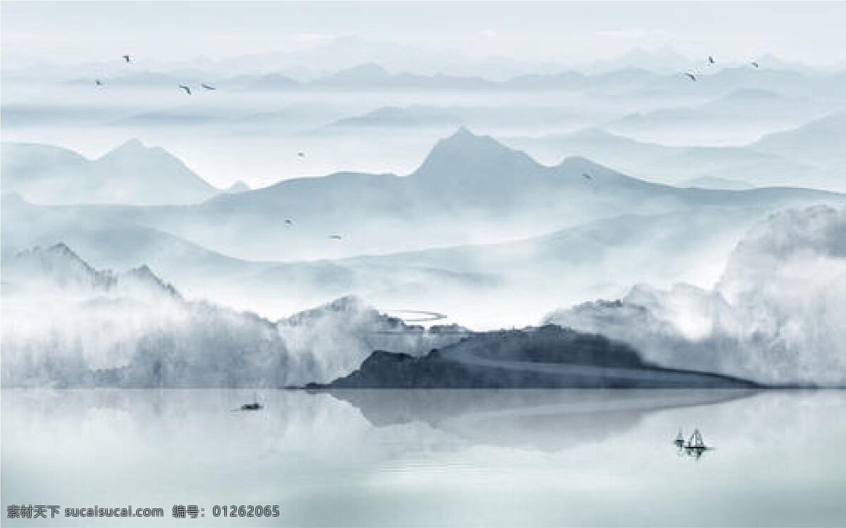 水墨 背景 海报 实用 底纹边框 背景底纹