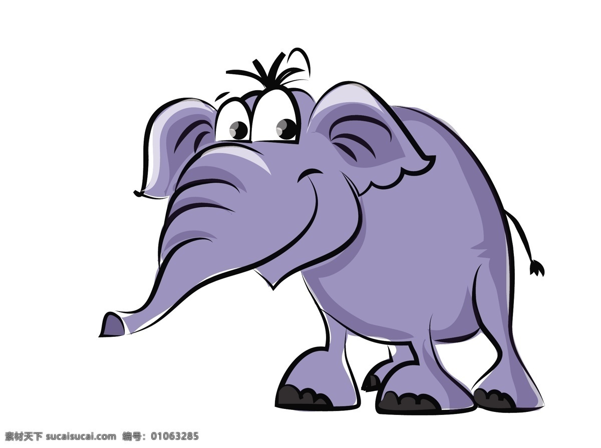 卡通 矢量 大象 动物 插画 卡通动物漫画 卡通形象 矢量人物 矢量素材 矢量动物