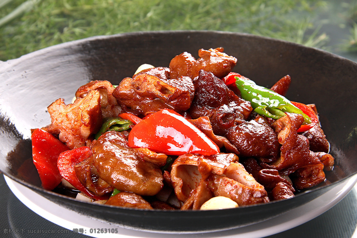 干锅肥肠 干锅 肥肠 特色 美味 风味 极品 自制 秘制 菜品图 餐饮美食 传统美食