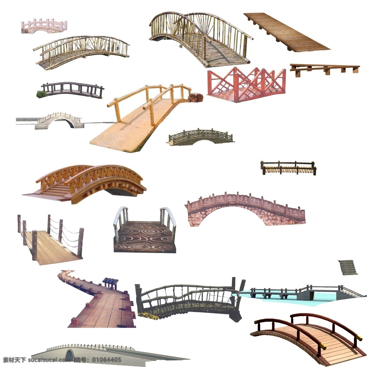 拱桥后期素 拱桥造型 拱桥设计 景观后期 ps后期 桥 环境设计 园林设计