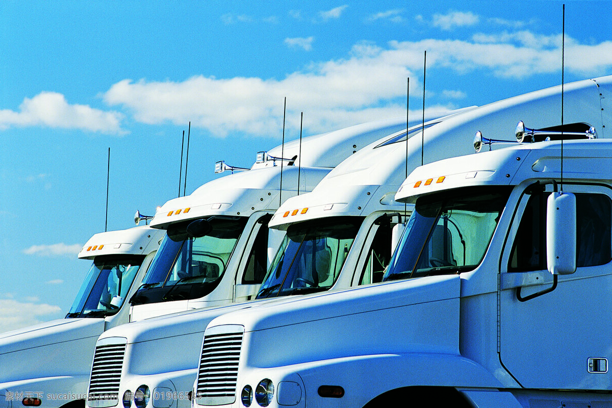 美国 白色 大 卡车 高清 运输汽车 大卡车图片 美国大卡车 汽车 白色汽车 蓝天白云
