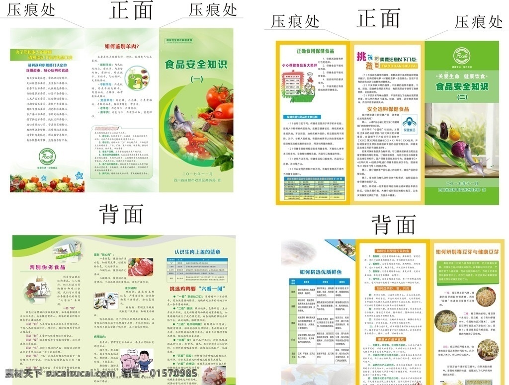 食品安全 知识 折页 食品安全知识 食品 安全 宣传单 dm宣传单