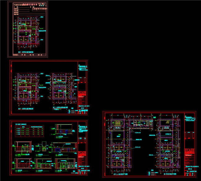 楼房 cad 图纸 工程图 环境设计 建筑 建筑设计 建筑图纸 装潢 装潢设计 装潢图纸 别墅装潢 cad素材
