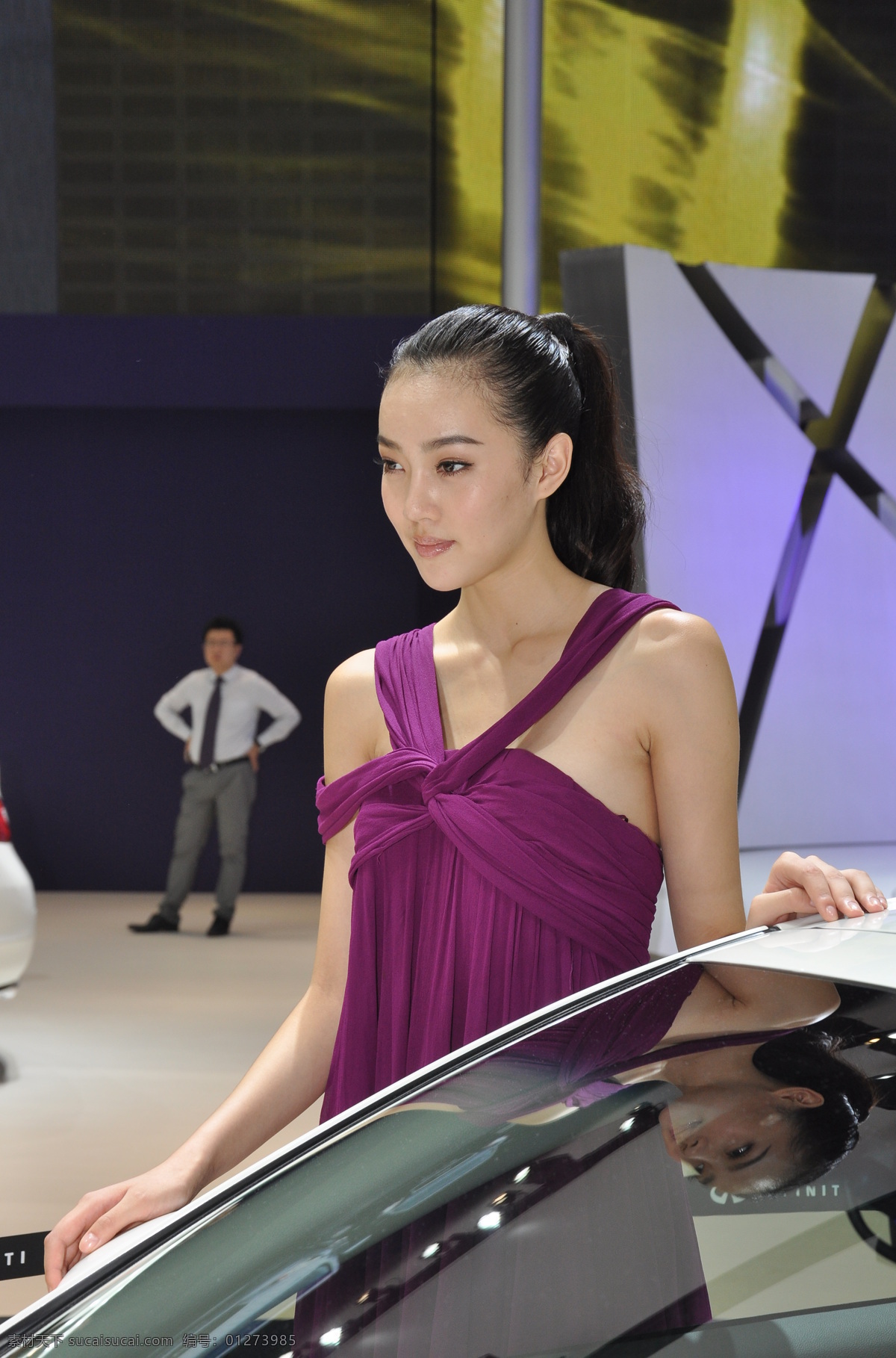 美女 车模 可爱 车 清秀 清新 高贵 典雅 车展 漂亮 大方 壁纸 高清 婀娜 清纯 跑车 职业人物 人物图库