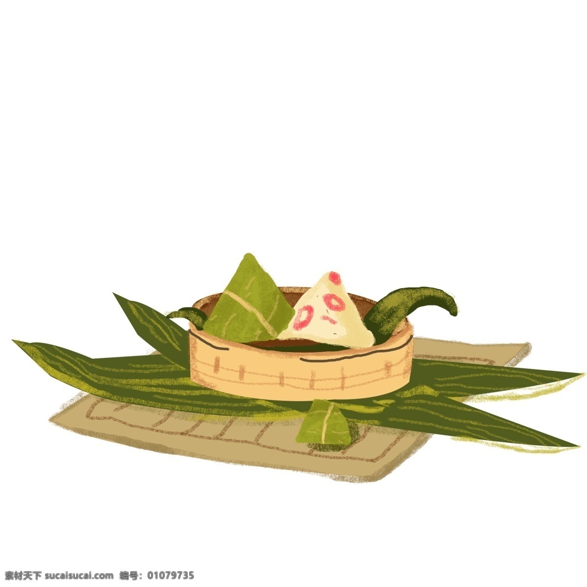 清新 插画 端午节 元素 时尚端午节 唯美端午 卡通 端午 粽子 节 小清新端午 端午食物 传统节日