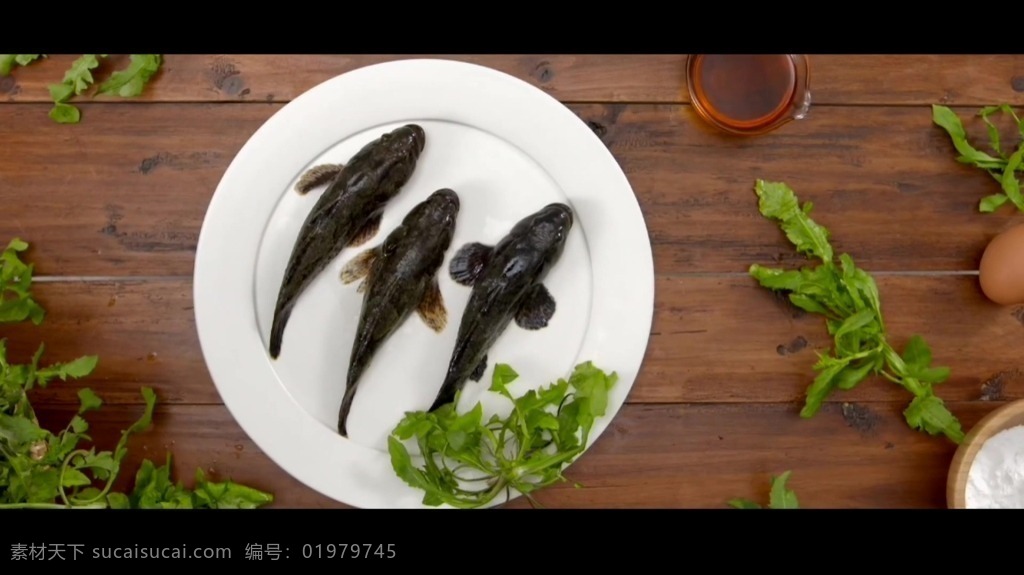 实拍 鱼类 美食 视频 视频素材