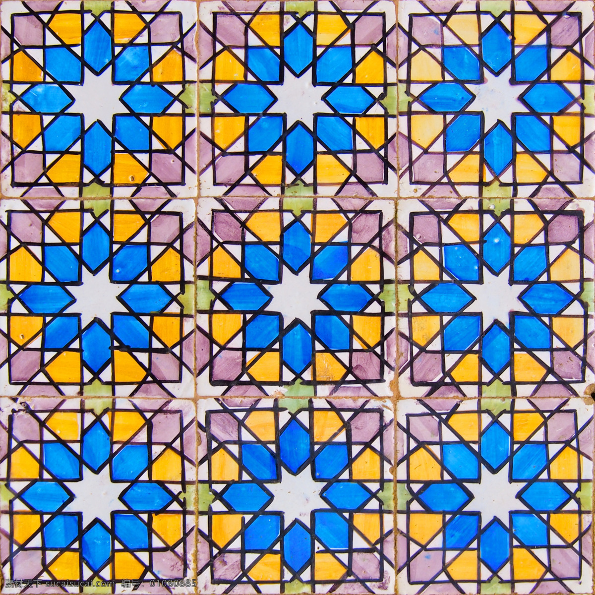 彩色花型地砖 彩色 花型 地砖 瓷砖 图案 建筑设计 其他类别 生活百科 蓝色