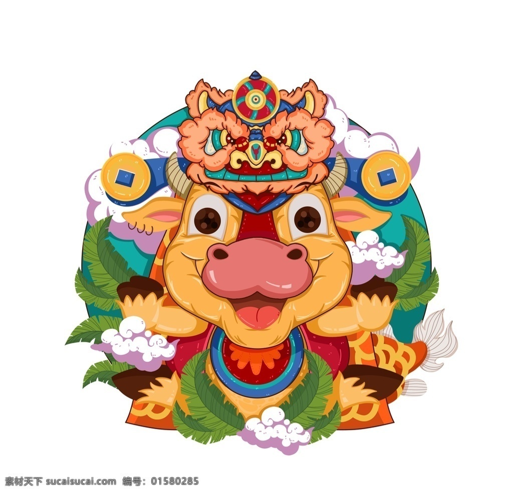 卡通牛图片 卡通牛 国潮牛 牛年海报 中国年 迎新春 牛年插画 牛年国潮风 2021年 金牛贺岁 福牛迎春 牛年门贴 牛年年画 牛年大吉 牛年吉祥物 生肖牛 开门红 台历日历 挂历封面 牛气冲天 牛转乾坤
