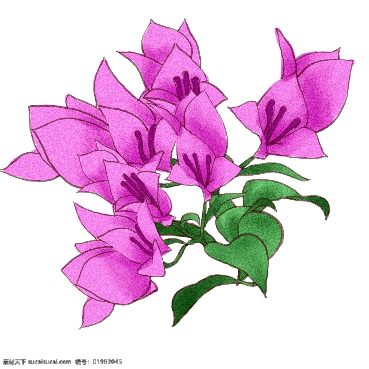 七夕 情人节 鲜花 原创 商用 元素 花朵 可爱 唯美 浪漫 爱情 手绘 板绘 水彩