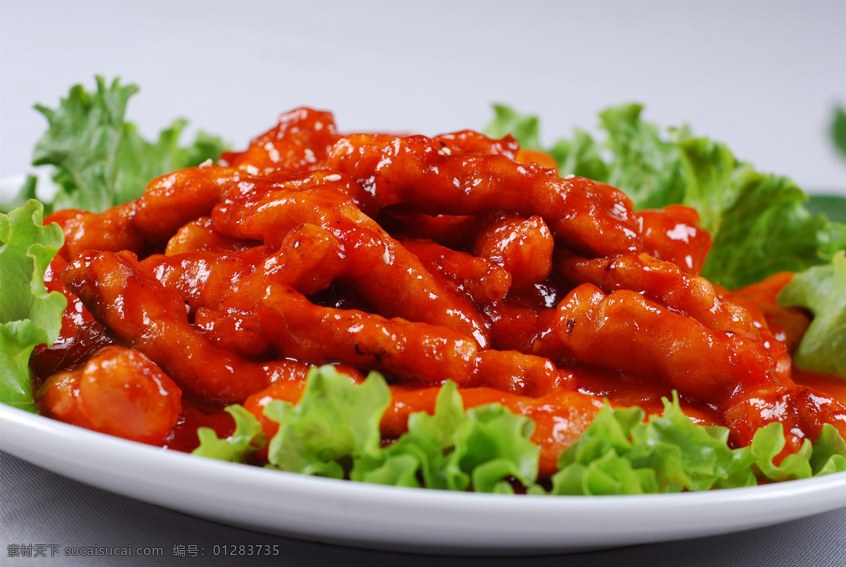 糖醋里脊 美食 传统美食 餐饮美食 高清菜谱用图