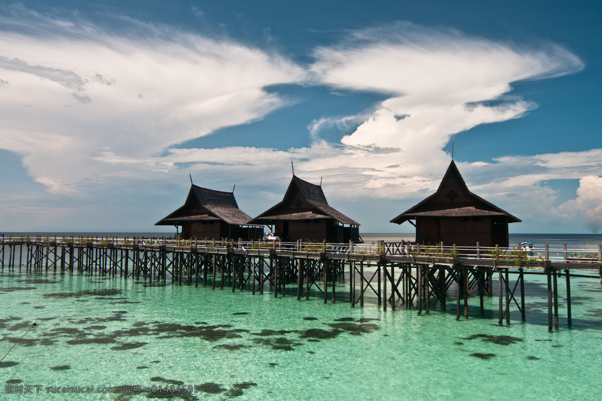 唯美 风景 风光 旅行 自然 马来西亚 东南亚 卡帕莱岛 大海 海 蓝天 白云 旅游摄影 国外旅游