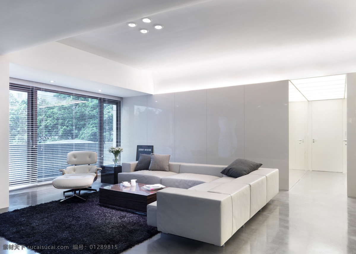 简洁客厅 简洁 素材设计 灰色