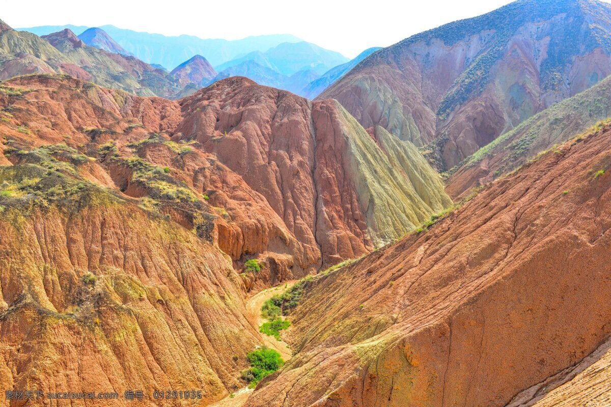 甘肃 张掖 丹霞 地貌 风景