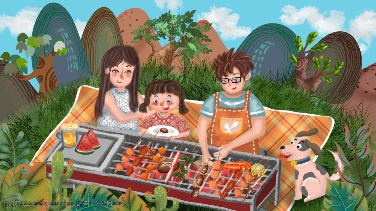 烧烤 bbq 野餐 家庭 父亲 母亲 儿童 宠物 和睦 食物 啤酒 狗狗 零食 美味 可口 好吃 食品 可爱卡通 创意 父亲节 朋友圈配图 手机壁纸 电脑壁纸 插画 配图 微博配图 公众号配图 文章配图 原创 可爱 卡通 清新 手绘 海报 app开屏 banner 早安 女孩 温馨 唯美 你好 治愈