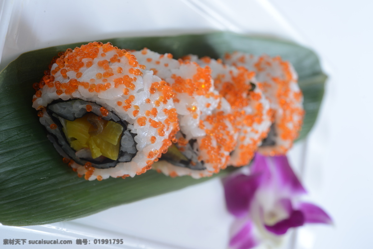 天妇罗虾卷 寿司 料理 日式料理 日本风味 美食 餐饮美食