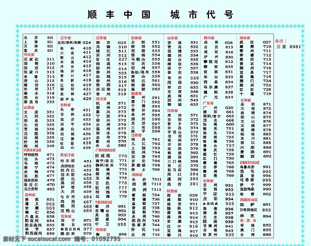 中国城市区号 顺丰 长途 中国 区号 代码 国内 公共标识标志 标志图标 白色