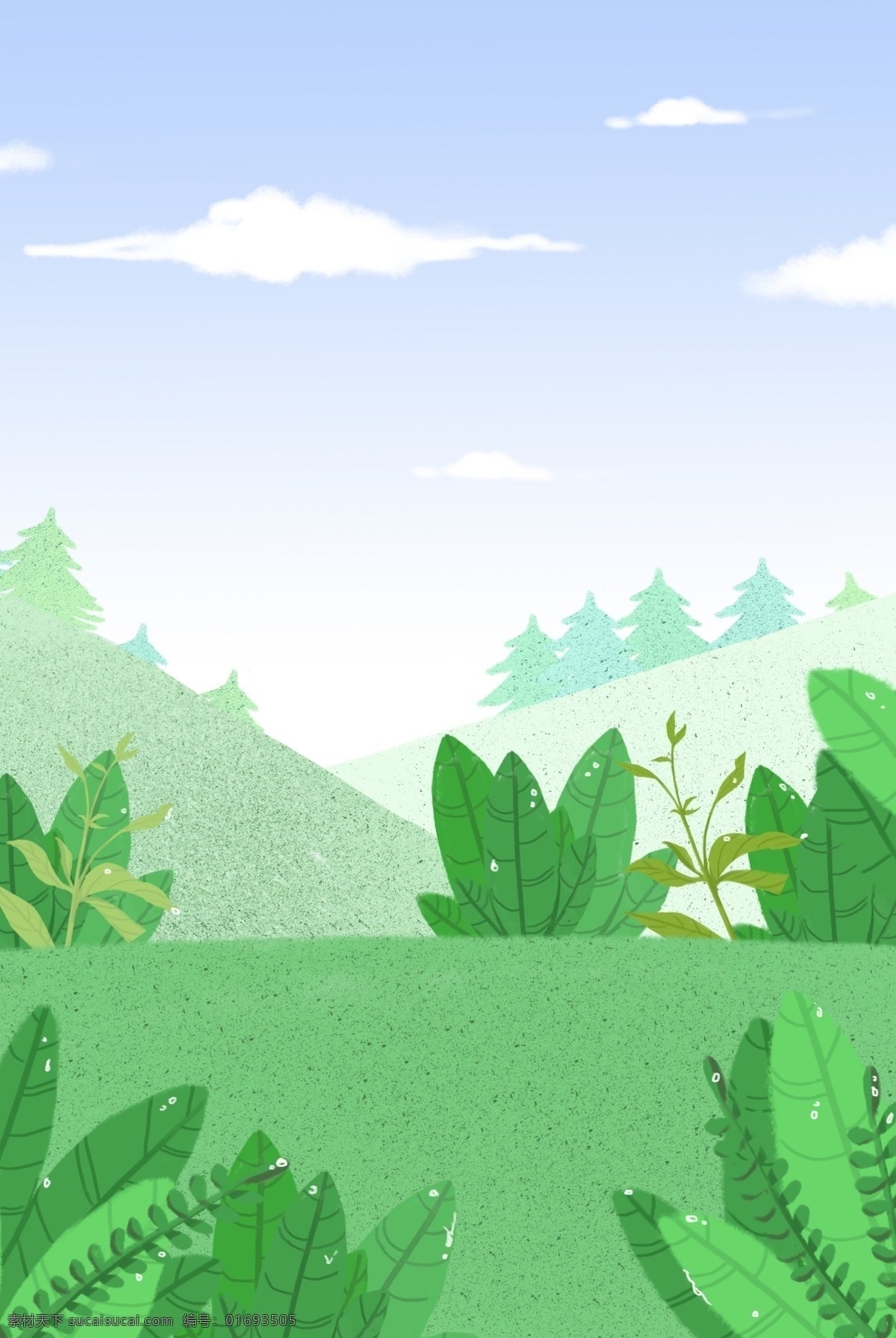 卡通 绿色 森林 免 抠 图 新鲜森林 卡通森林 植物 漂亮的植物 绿色植物 生态植物 蓝天 白云 卡通绿色森林 免抠图