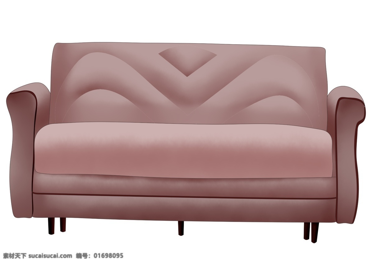 皮质 双人 沙发 插画 灰色沙发 皮质双人沙发 双人沙发 双人沙发插图 软沙发 家具 沙发家具