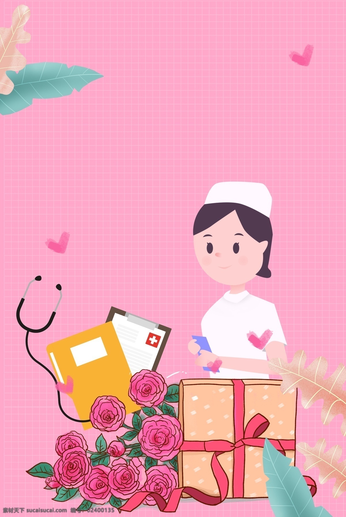 国际护士节 护士 花朵 礼品 礼物 护士节 512护士节 花 爱心 白衣天使