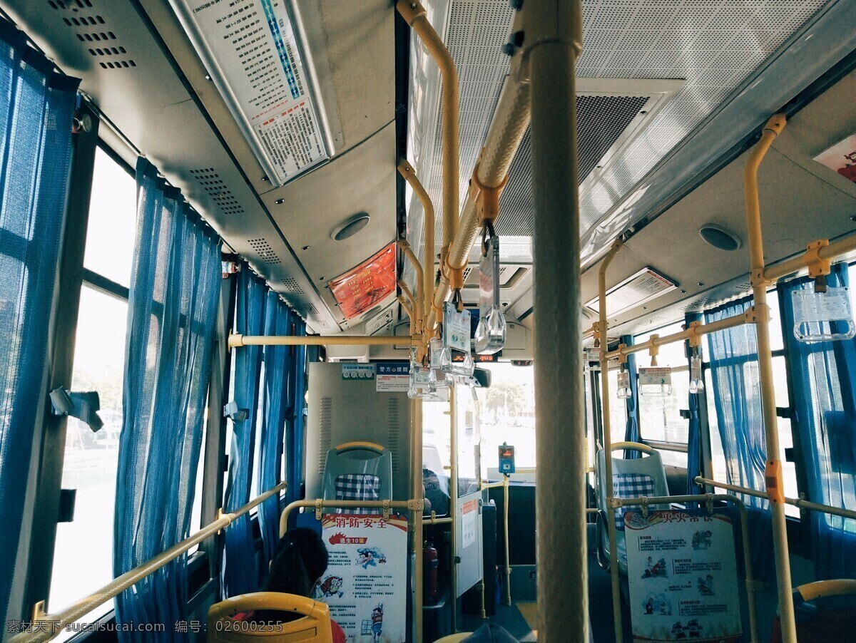 公交车图片 公交车内 座位 座椅 把手 扶手 栏杆 风景摄影 现代科技 交通工具