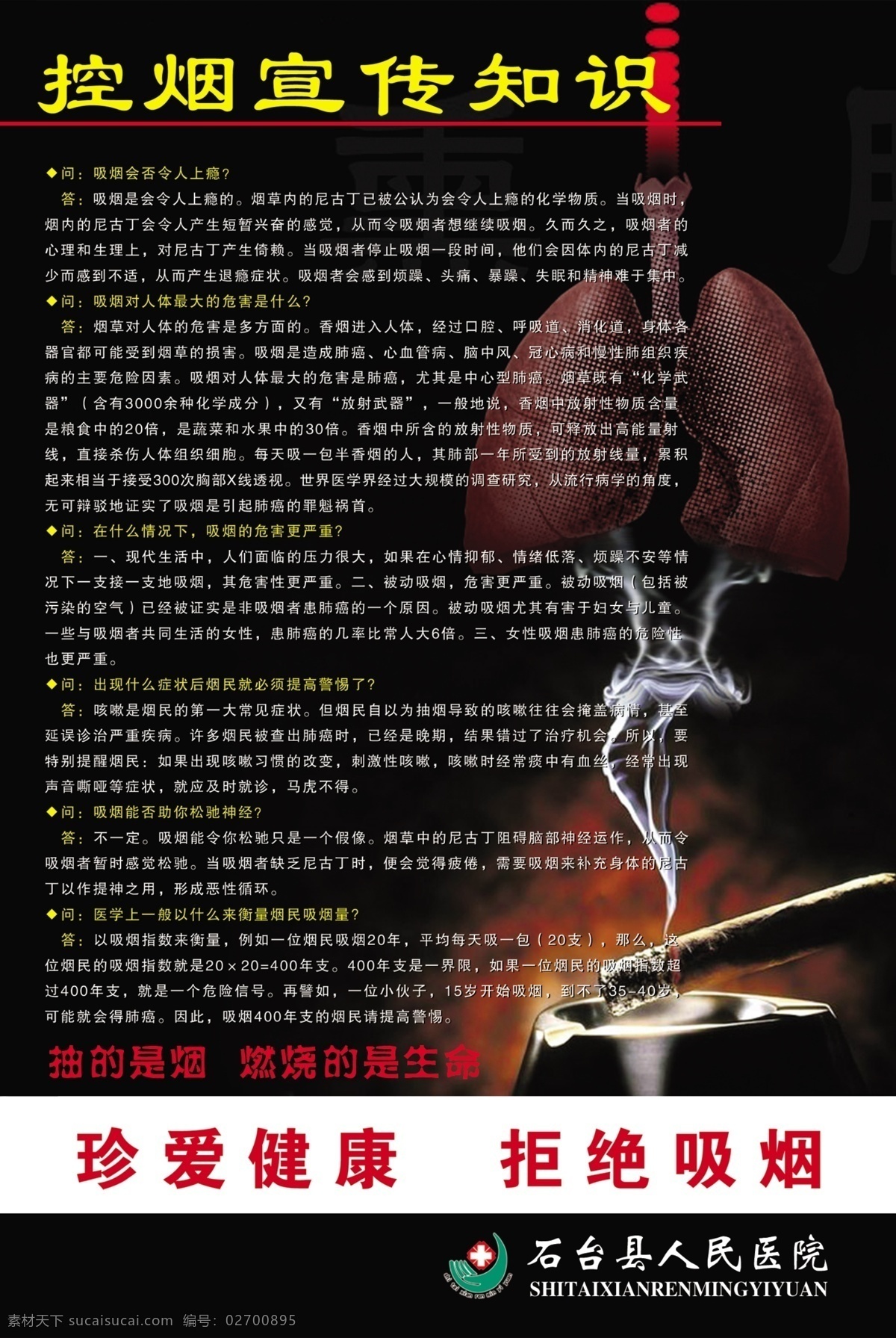 控烟牌 控烟 烟 展板模板 广告设计模板 源文件