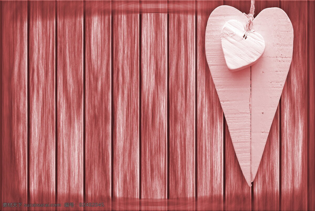 红色 爱心 木纹背景 心形 心 红心