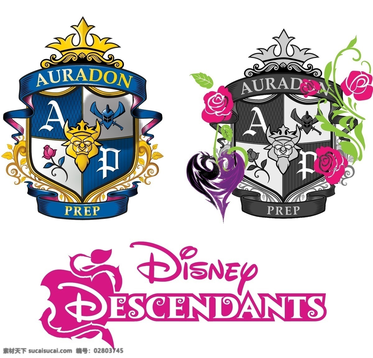 后裔 descendants disney 卡通 迪斯尼 系列 动漫动画