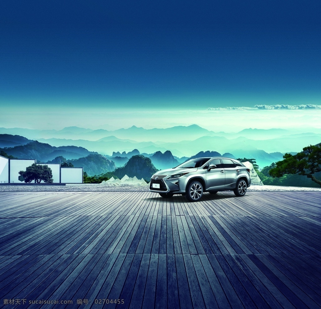 雷克萨斯 rx 汽车背景 创意设计 汽车海报 雷克萨斯海报 汽车文化 高山