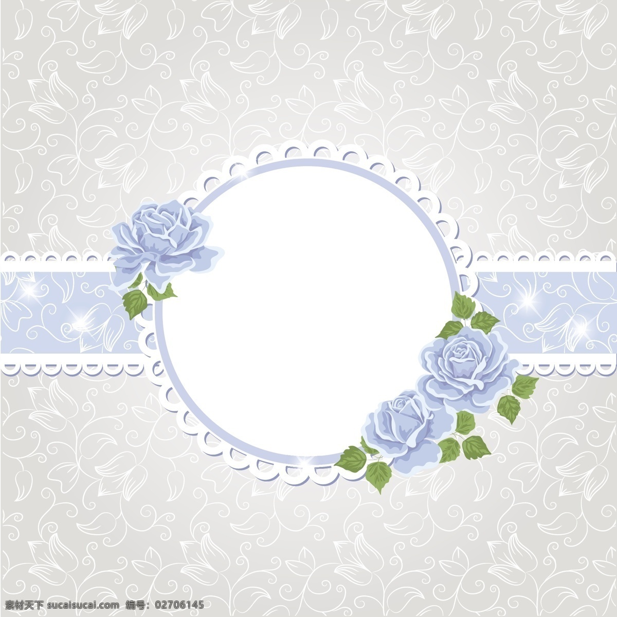 玫瑰 相框 边框 花纹 矢量 矢量图 花纹花边