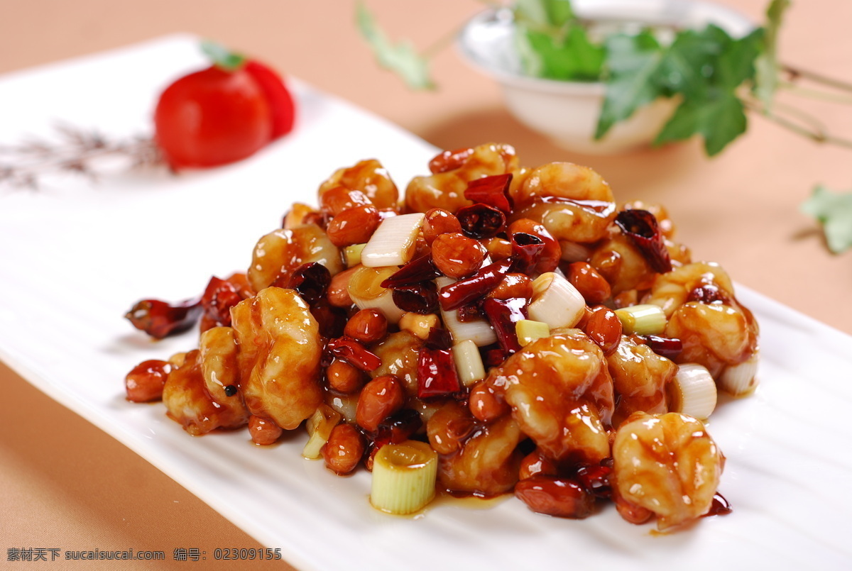 宫保虾球 宫保 虾球 糖醋 鱼香 餐饮美食 传统美食