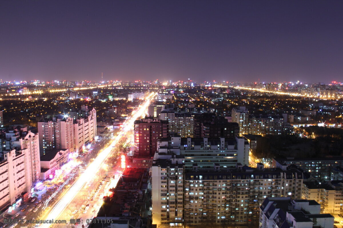 车流线 城市夜景 鸟瞰夜景 城市背景 星光 建筑园林 建筑摄影