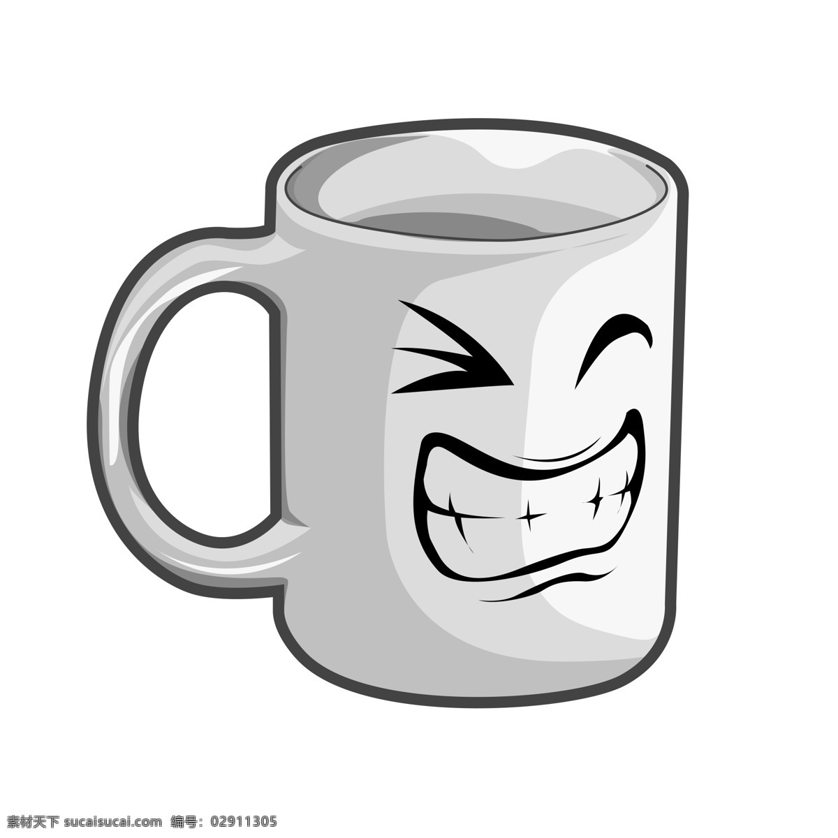 趣味 表情 马克杯 水杯 商用 茶杯 生活用品 杯子 卡通杯