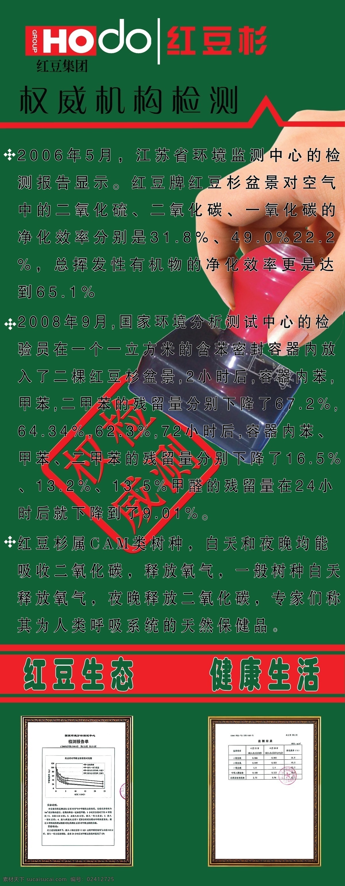 红豆杉 权威 检测 易拉宝 权威检测 分层 源文件