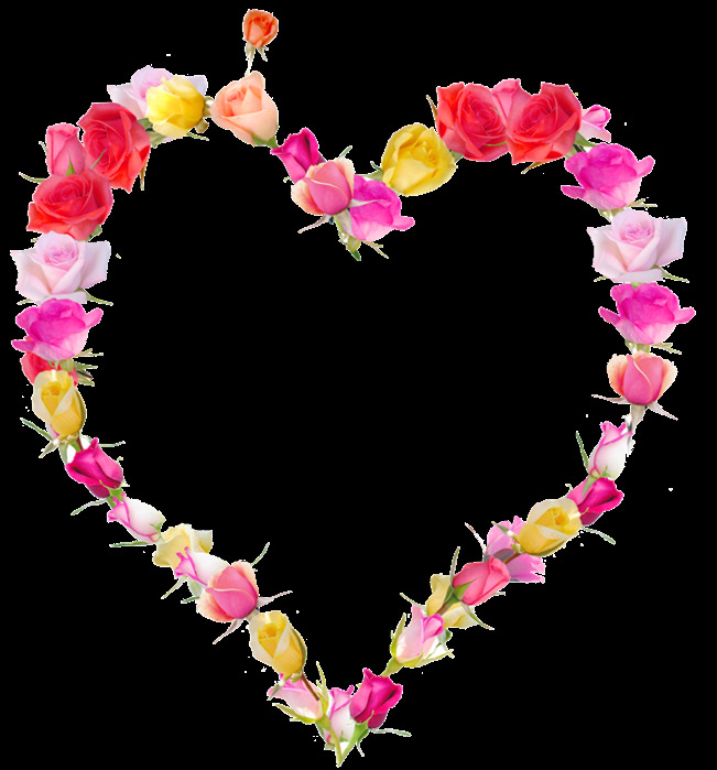 爱心 花朵 边框 爱情记忆 爱心边框 二月十四日 花朵边框 节日边框 浪漫情人节 西方情人节