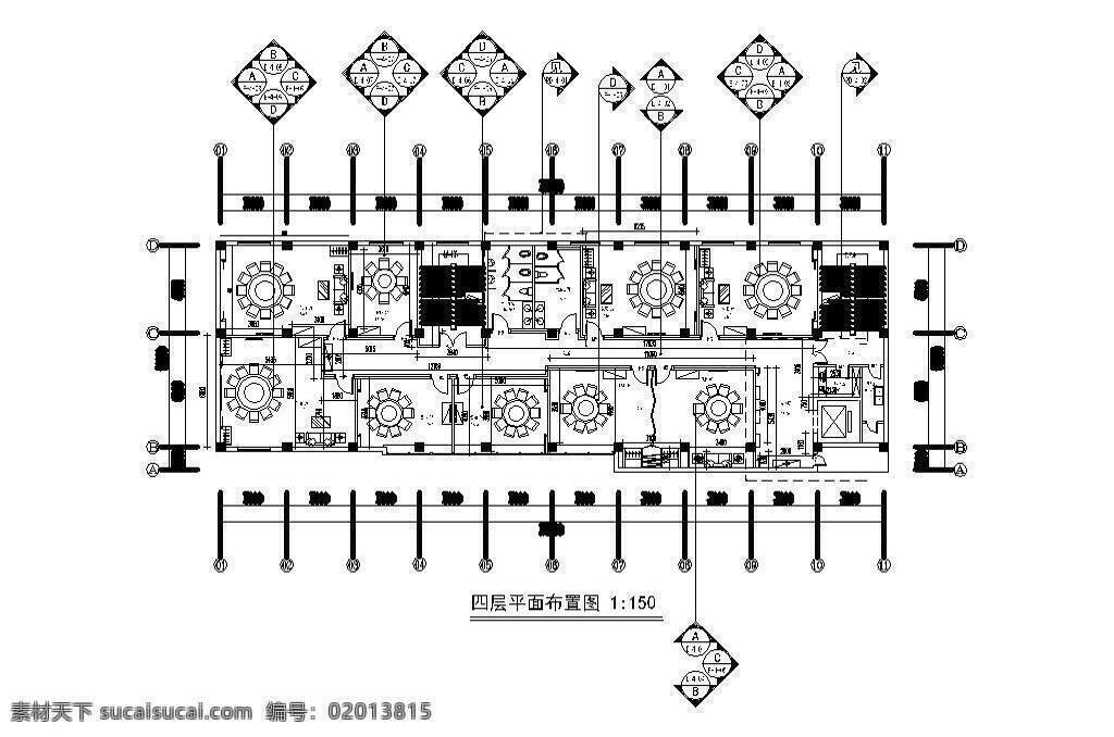 别致 酒店 室内 平面图 餐饮 餐厅 休闲 最新 cad 2018