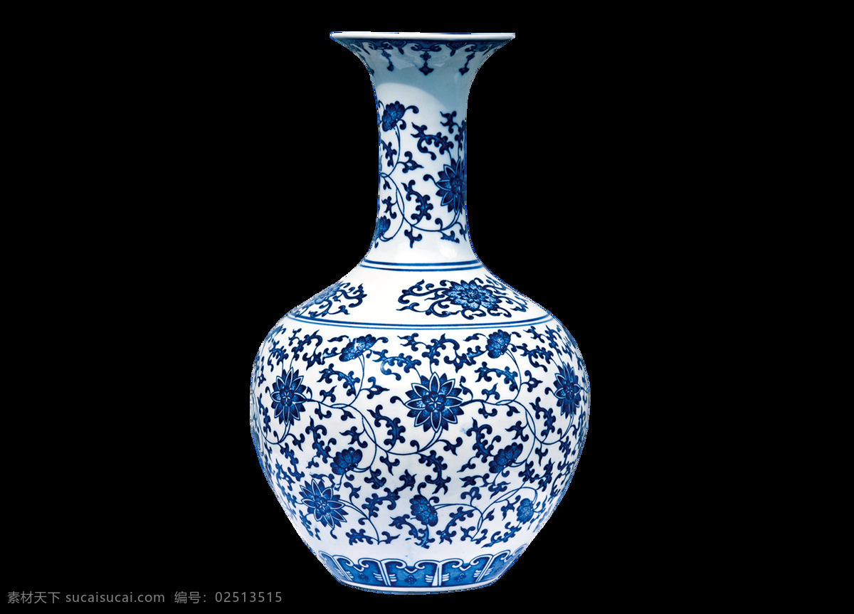 中国 青花瓷 元素 古代 文物 卡通 花瓶 png元素 免抠元素 透明元素