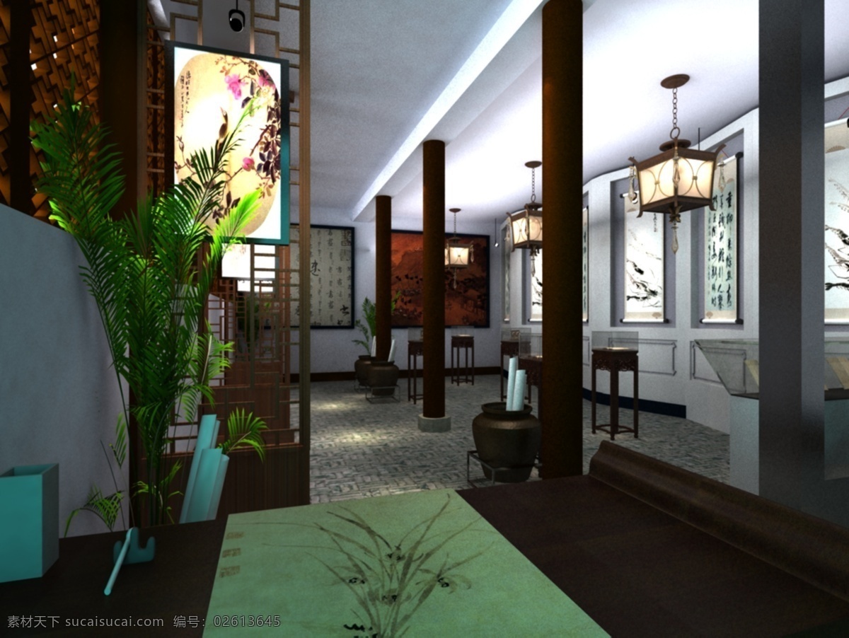环境设计 纪念馆 室内设计 展馆 展示设计 设计素材 模板下载 展馆展示设计 刘伯温 古建筑 内部 装饰 展馆展示 家居装饰素材