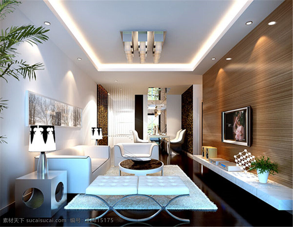 家居 客厅 模型 3d模型 沙发茶几 室内设计 客厅模型 简约 小清新 高档装修 室内装修 黑色