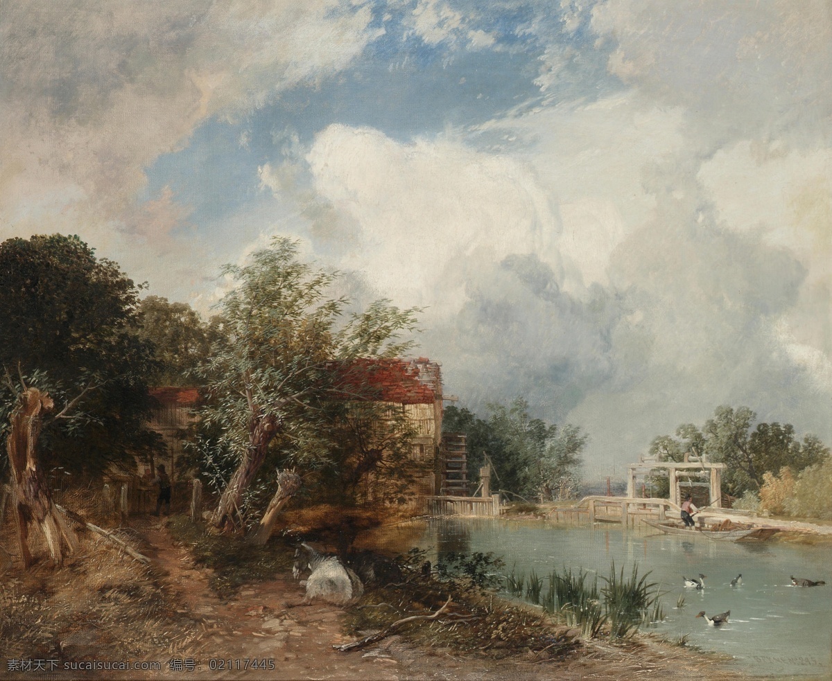 欧式油画 宫廷 风景 装饰画 海报 无框画 复古 抽象 油画 文化艺术 绘画书法