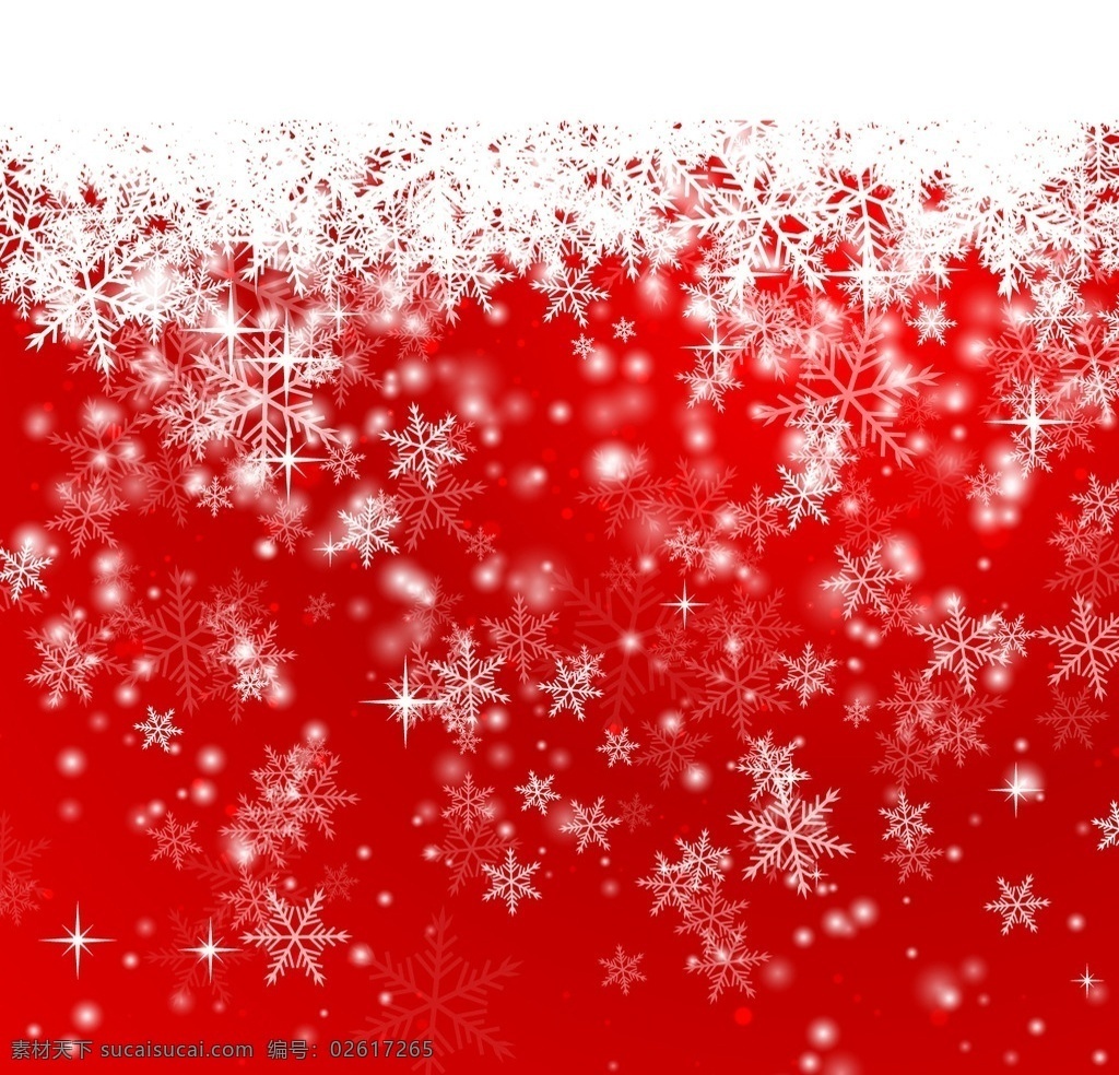 圣诞雪花背景 圣诞 雪花 圣诞快乐 圣诞节 冬季 快乐 红色 庆典 假日 灯光 白色 虚化 节假日