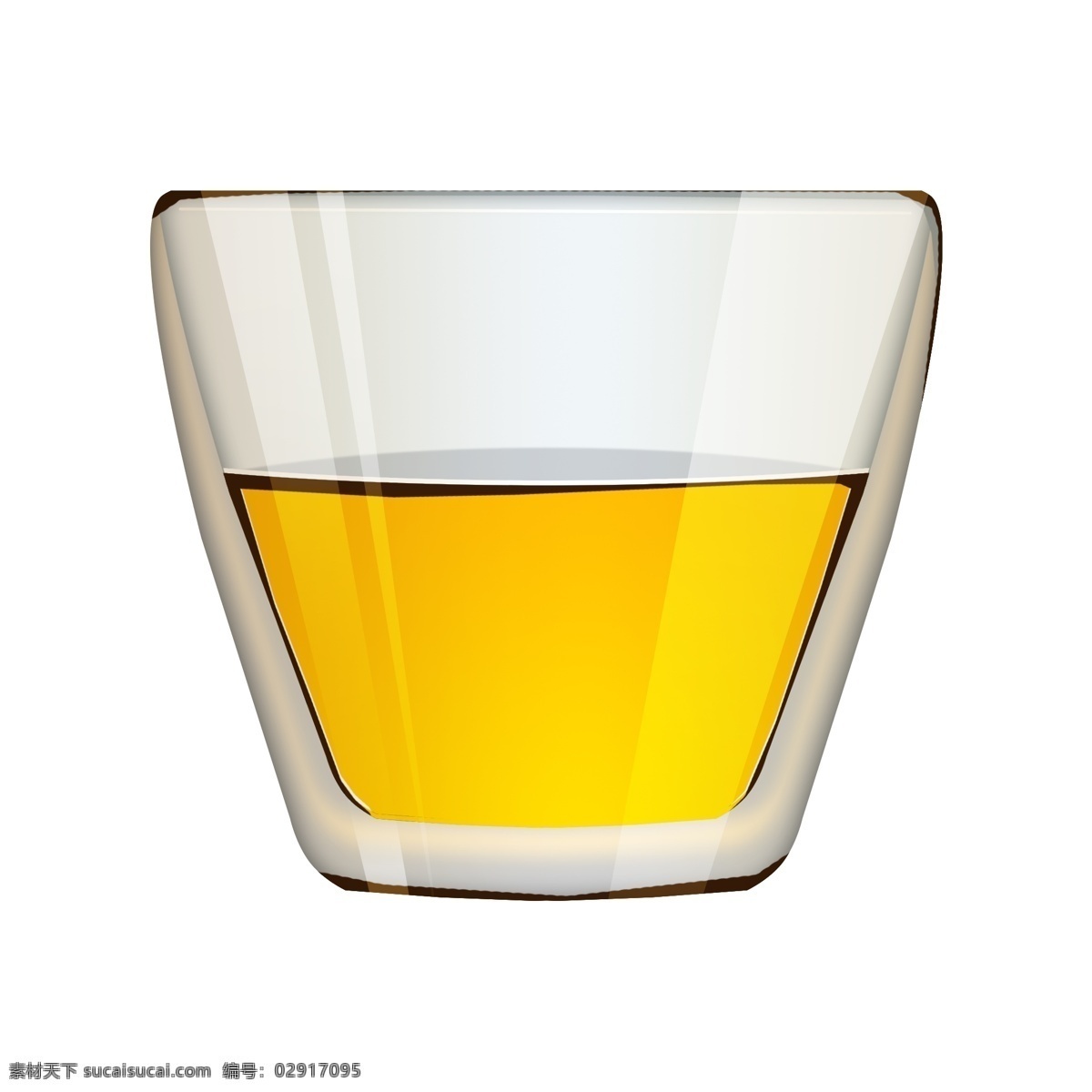 黄色 液体 玻璃 器 插图 装酒的杯子 玻璃杯子 白色杯子 创意图形 好看的杯子 日常用品 精美的杯子 卡通杯子