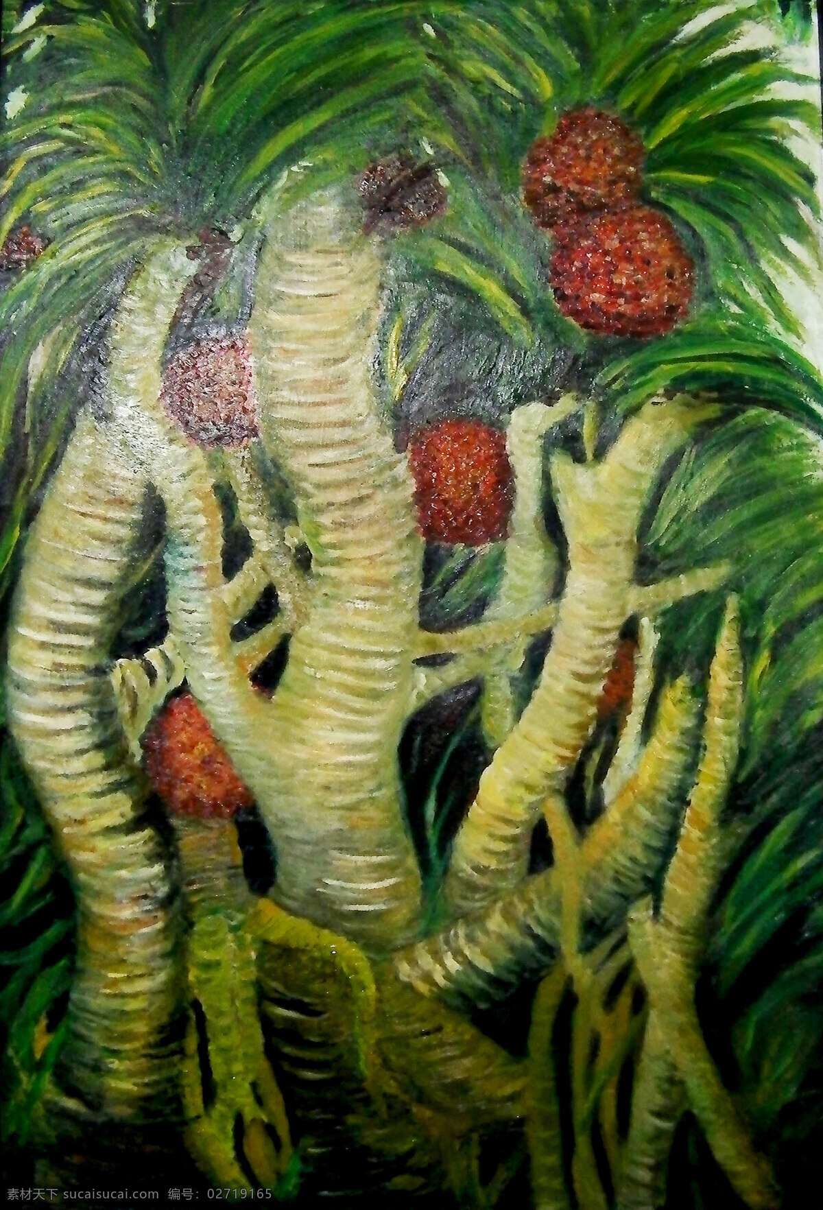 果树 绘画 绘画书法 美术 文化艺术 现代油画 油画 椰果 树 设计素材 模板下载 椰果树 静物画 植物 油画艺术 油画作品10 装饰素材