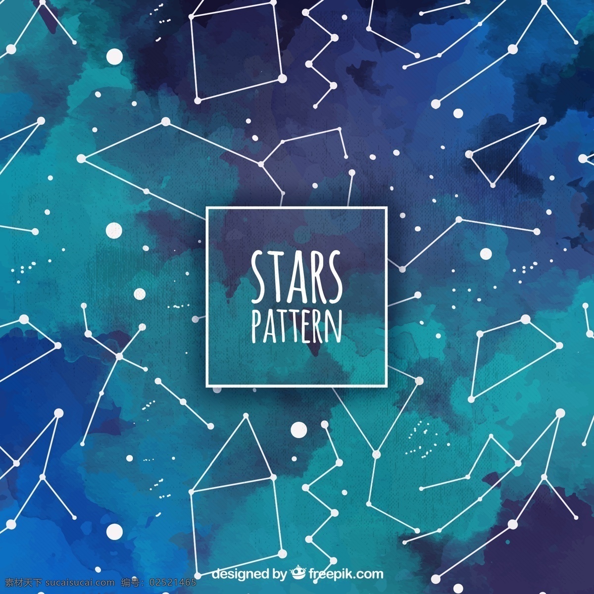 彩绘 天空 星星 无缝 背景 北斗 七星 星座 背景与底纹 底纹边框 背景底纹