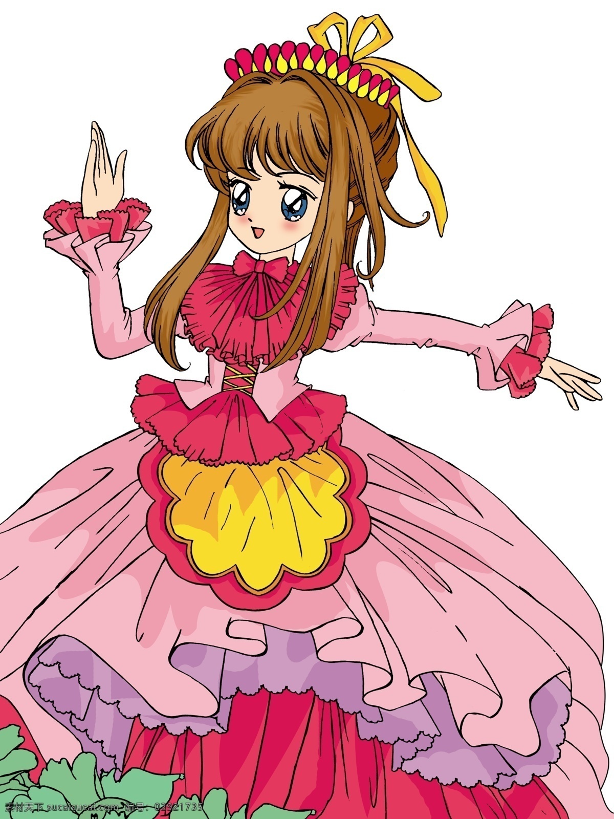 美少女 动漫 插画 手绘 美女 psd素材 源文件 人物 卡通 分层 可爱 小女孩 女人 女性 漫画 矢量时尚美女