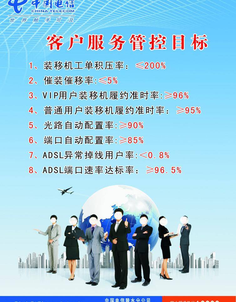 电信 管控 目标 制度 牌 地球 飞机 渐变 精英 蓝色 矢量 矢量图 现代科技