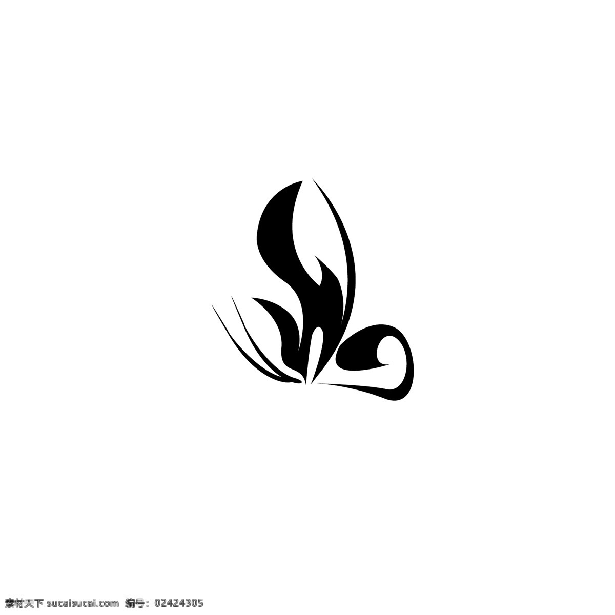 水墨 风火 蝴蝶 logo 水墨风 火焰 商用